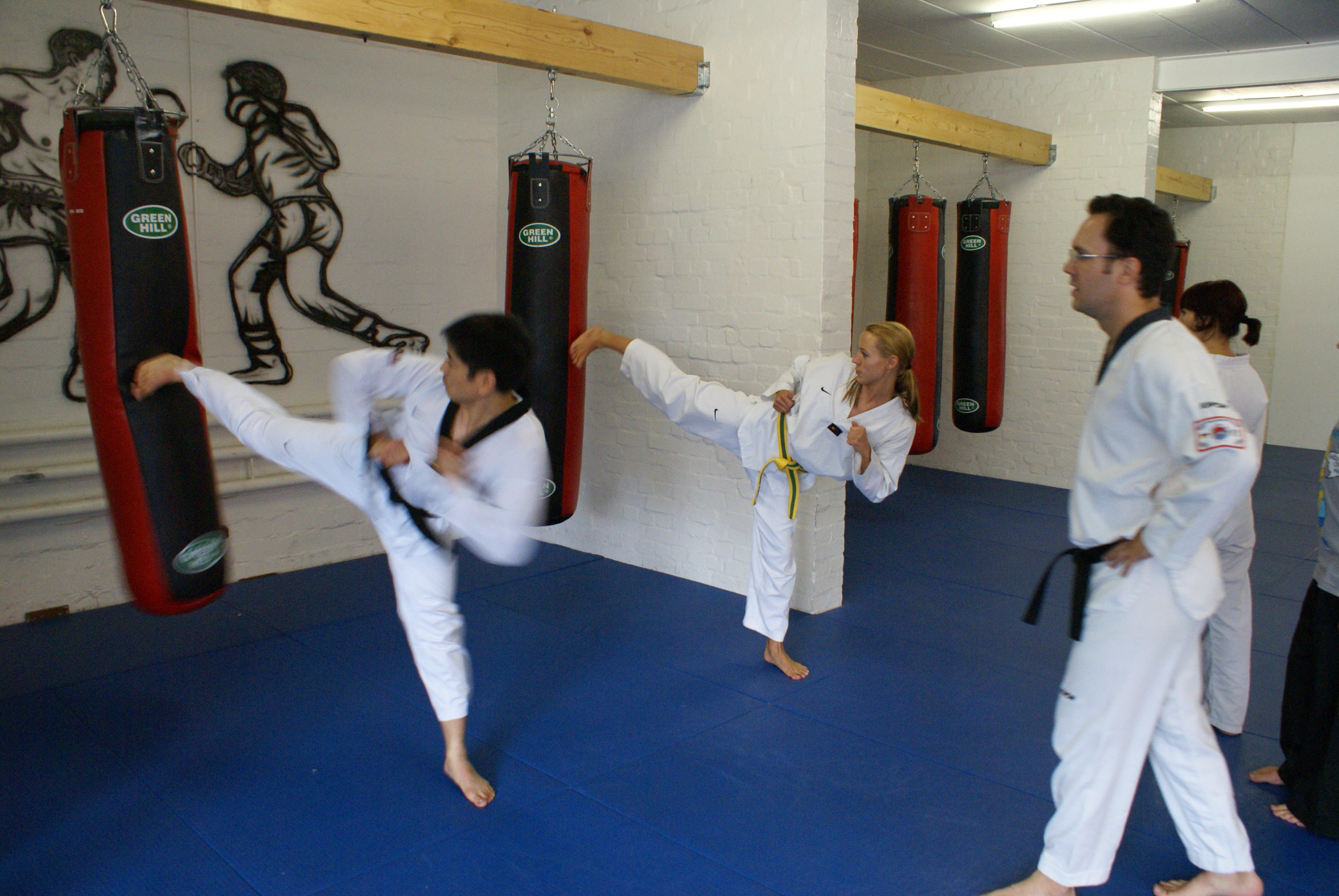 Taekwondo Sprungtritt